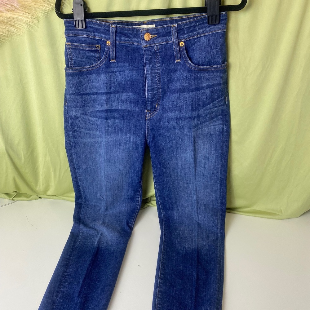Madewell Curvy High Rise Skinny Jeans Womens Size 30 Blue Stretch Denim